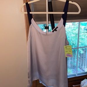 Gray and Navy Blue Camisole